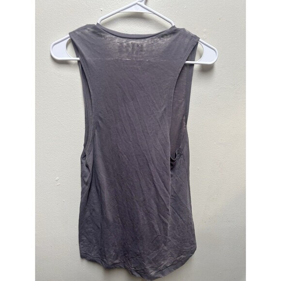 Kiss graphic t shirt sleevless medium womens burnout gray crewneck - Picture 3 of 5